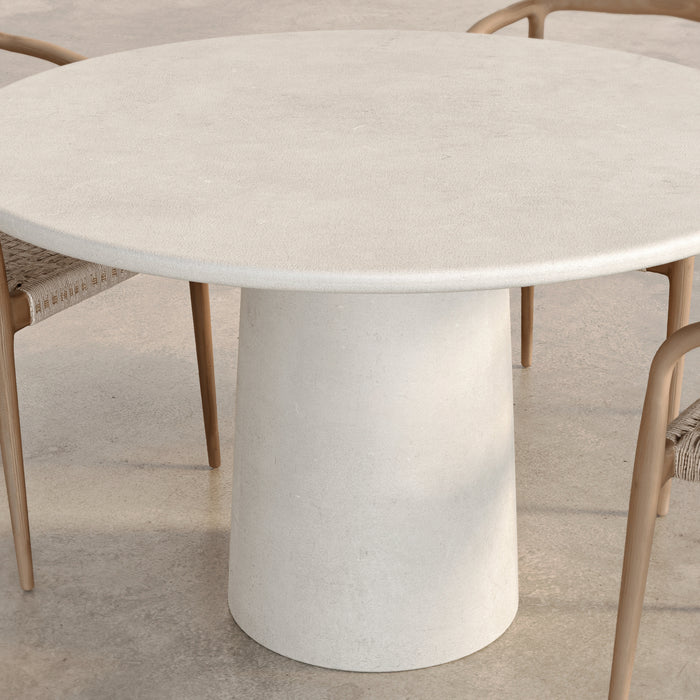 Outdoor eettafel - Legna - 140 cm - MicroSkin - Cloudy Latte