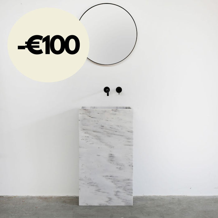 Handwascher - Etienne - Marmor - Weiß