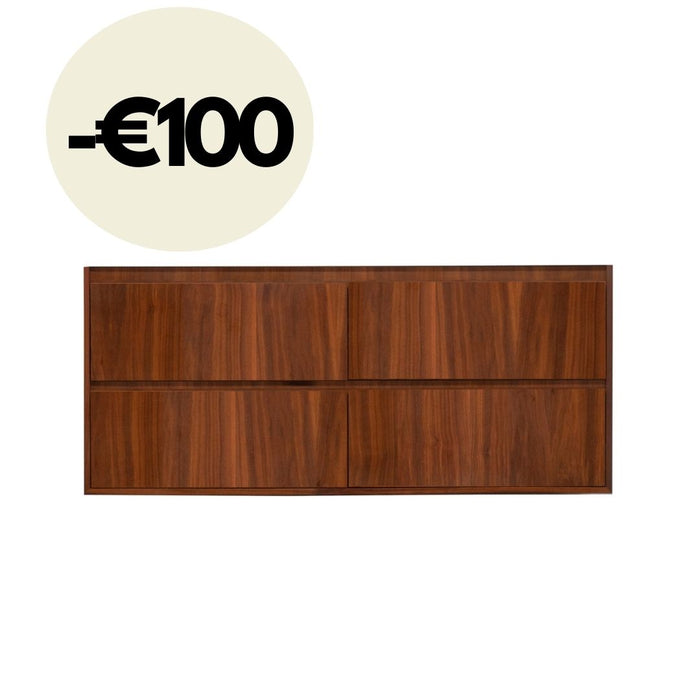 Mueble de baño - ANN - Nogal - 150 cm