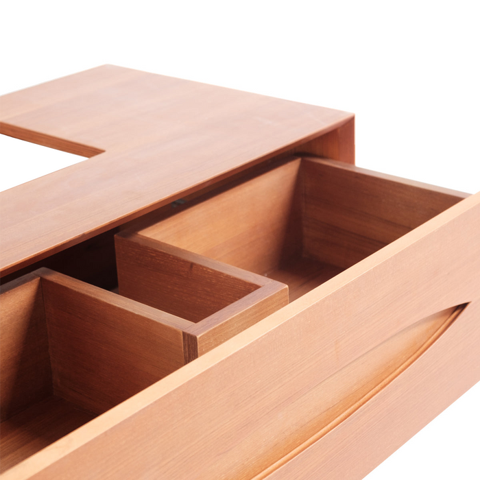 Mueble de baño Mid-Century de teca - Bill - 80 cm