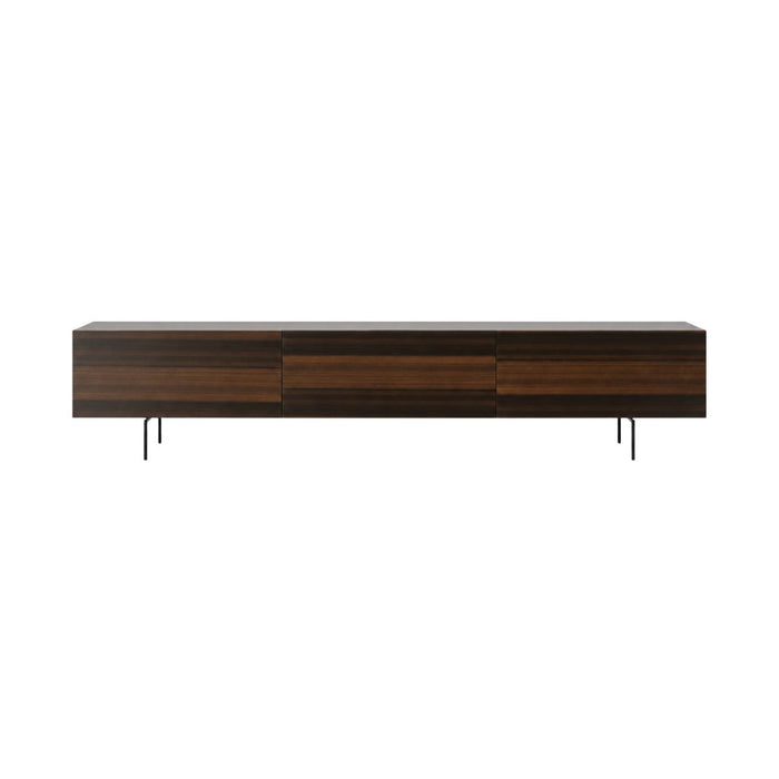 Mueble de TV Dunkerque - 220 cm - madera ahumada