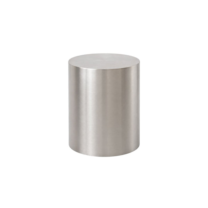 Beistelltisch Lumen D38 H39 - Gebürsteter Stahl