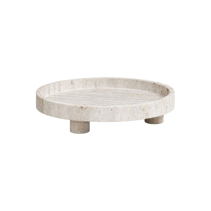 Travertinschale – Weißer Sandstein – D45 cm