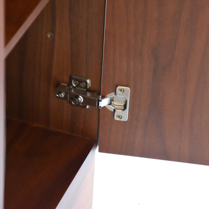 Mid-Century Badezimmermöbel Felix – Walnuss – 84 cm