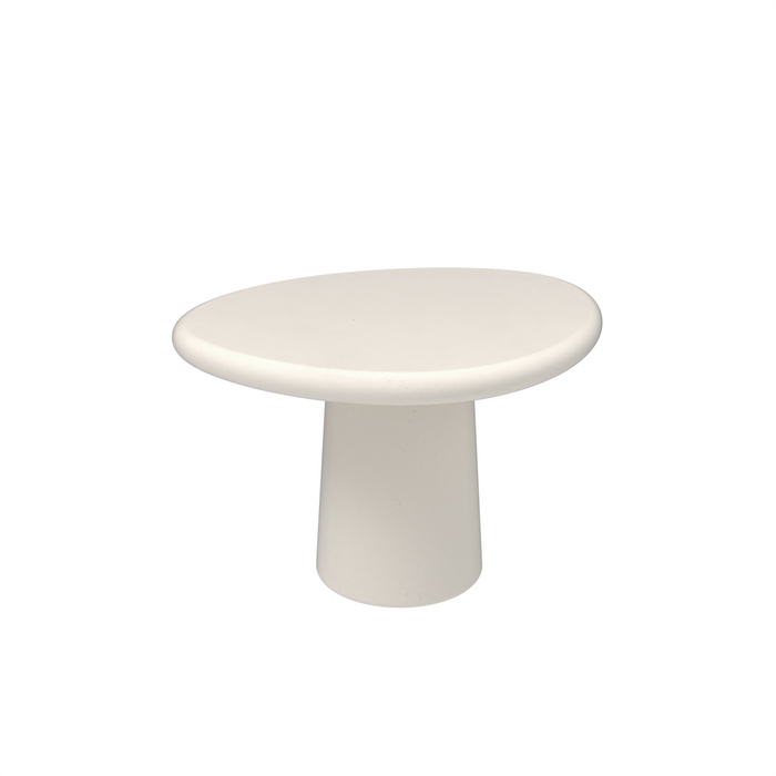 Table basse ronde aspect béton organique - Juno - StoneSkin - 60 cm