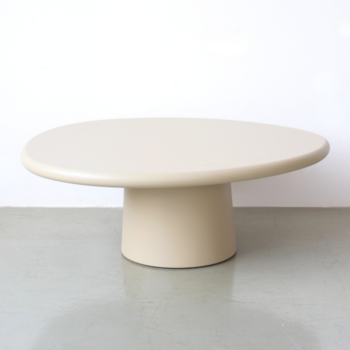 Salontafel rond betonlook organisch  - Juno - StoneSkin - 90 cm