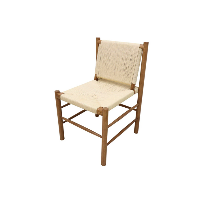 Charly dining room chair - Vintage Pine/ Natural rattan