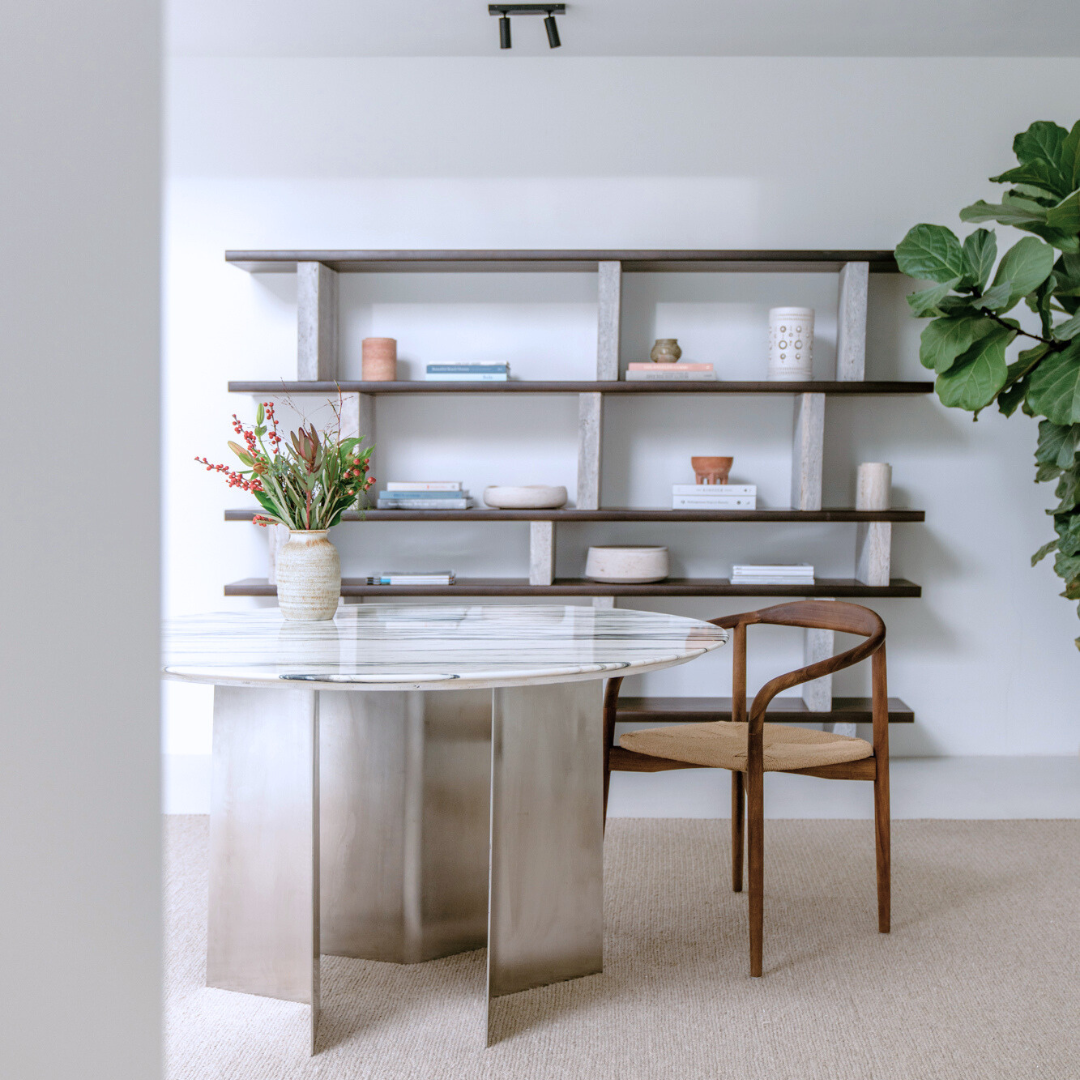 mesas de comedor cromadas