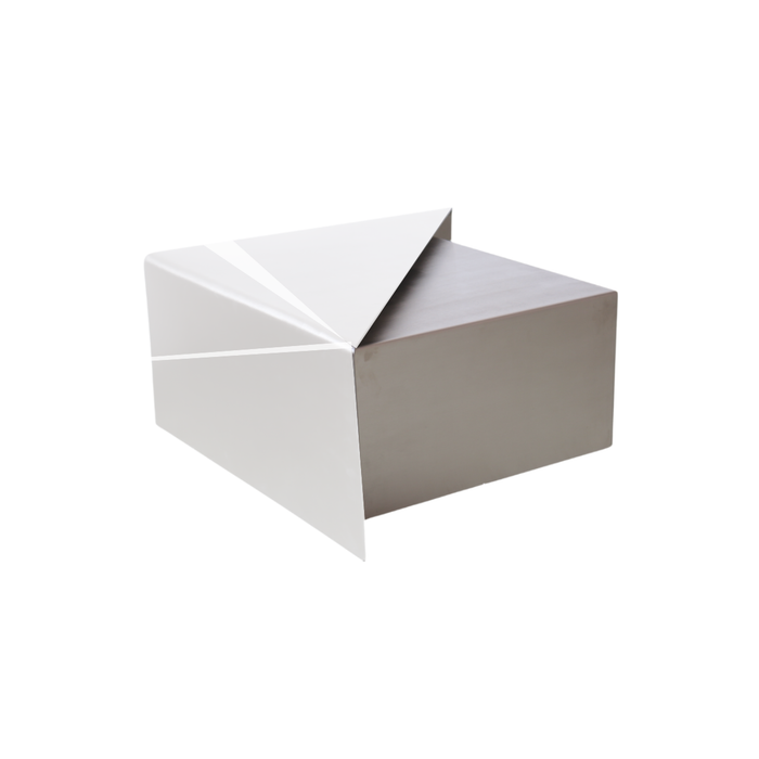 Erbray chrome coffee table - Stainless steel - Small