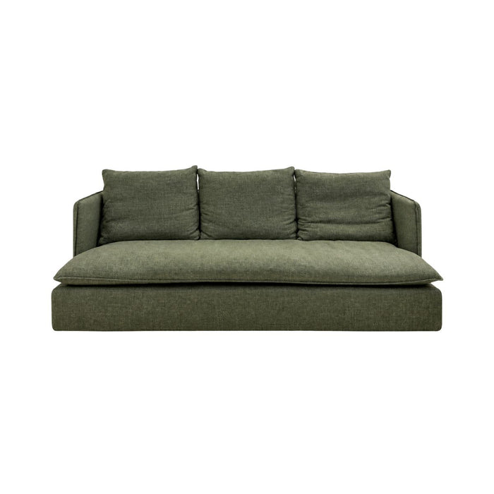 Bartolo – 4-Sitzer-Sofa aus dunkelgrünem Stoff – 220 cm