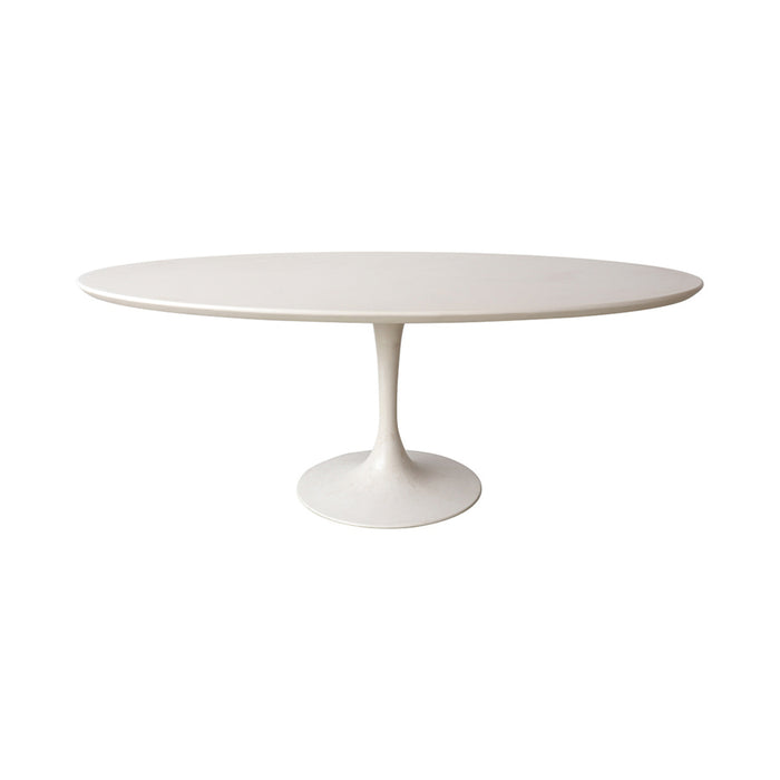 Eettafel Camille B200 D112.3 H75 - Latte Nuageux Microskin