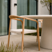 Tuinstoel Dubbo – Teak & Gevlochten Touw – H75,5 - outdoor setting