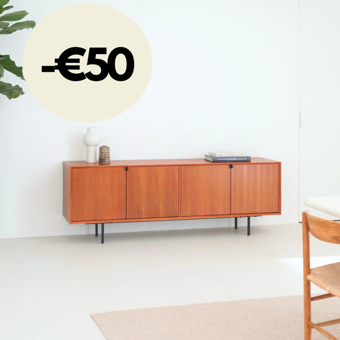 Retro-Sideboard – Teak – Salvin – 200 cm