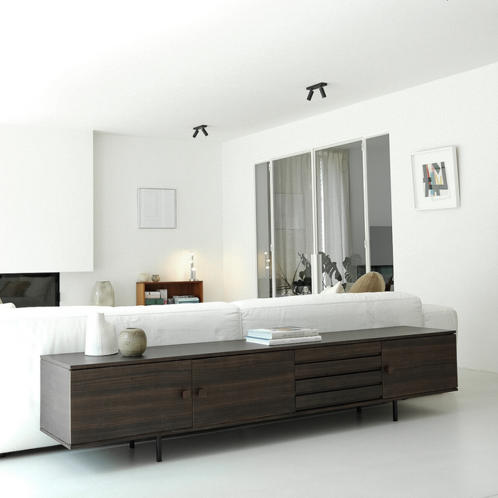 Buffet Vintage - Calvin - Fumée - 240 cm