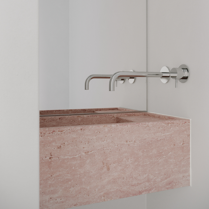 Lavamanos - Chemery - Travertino rosa - 50 cm
