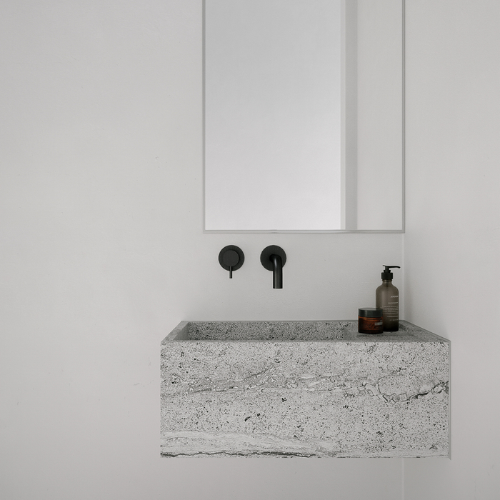 Lavamanos - Chemery - Mármol Blanco Azul - 50 cm