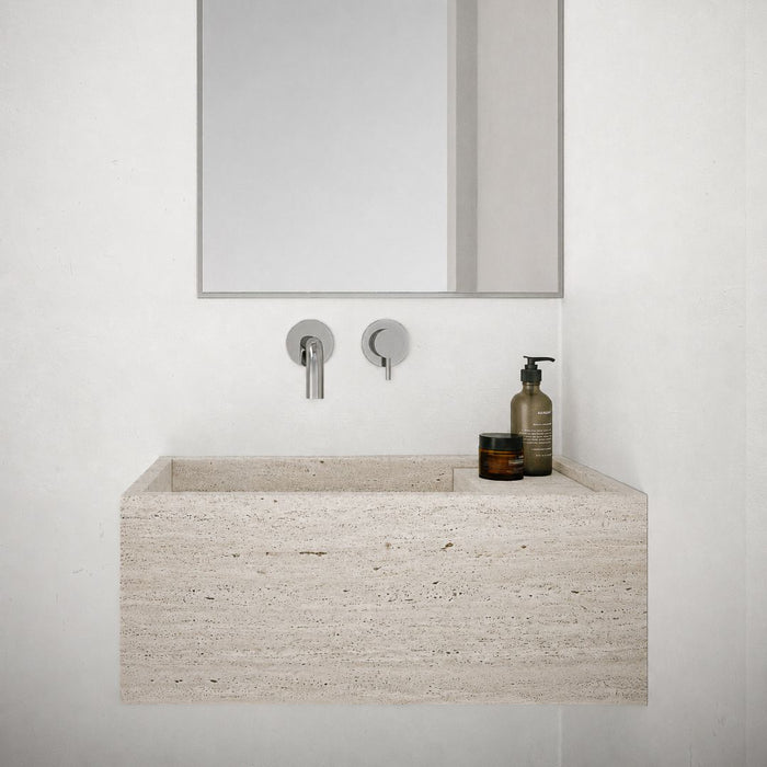 Hand washer - Chemery - White Travertine - 50 cm