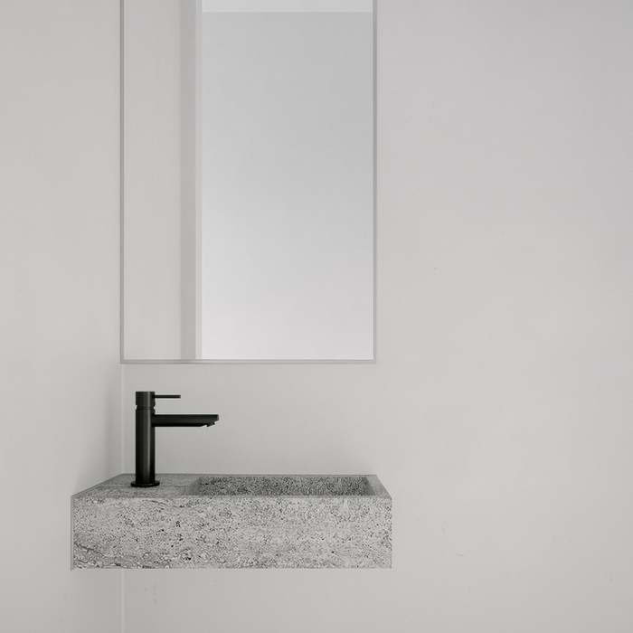 Travertin handenwasfonteintje Porto - Grijze zandsteen