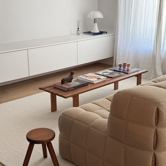 Salontisch Melanie - Essholz - Dunkle Walnuss - 140 cm