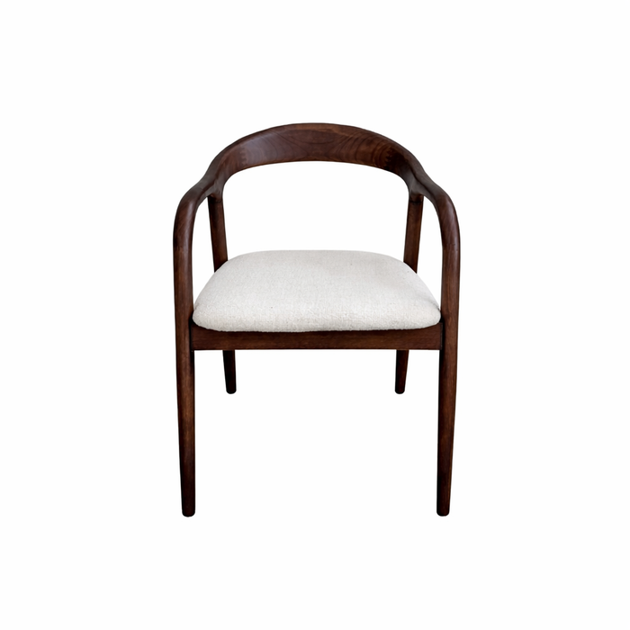 Dining Chair - Smoke - Muret - Ivory Bouclé - VDF117