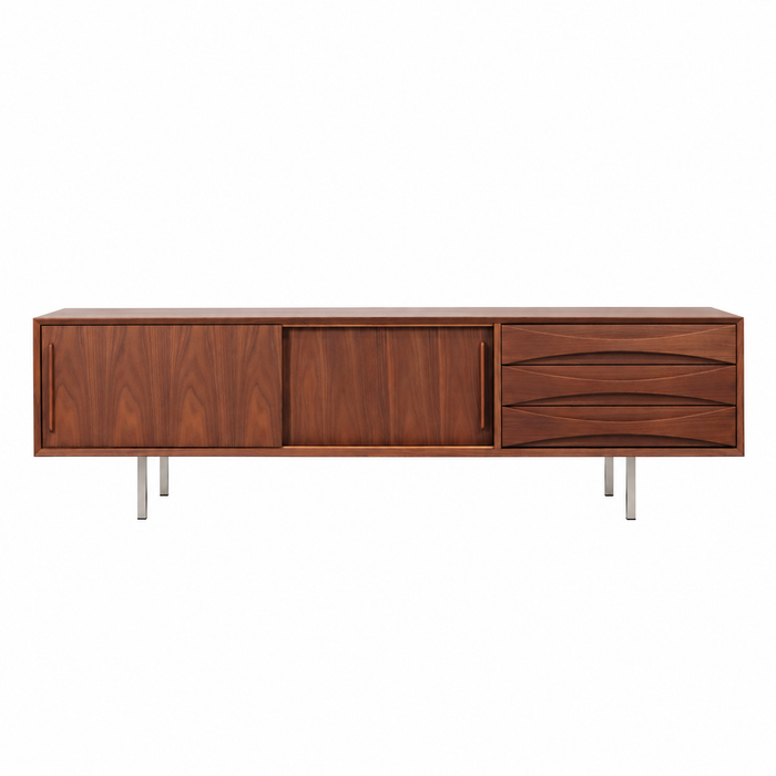 TV-kast met Lades - Oskar - Walnoot - 220 cm