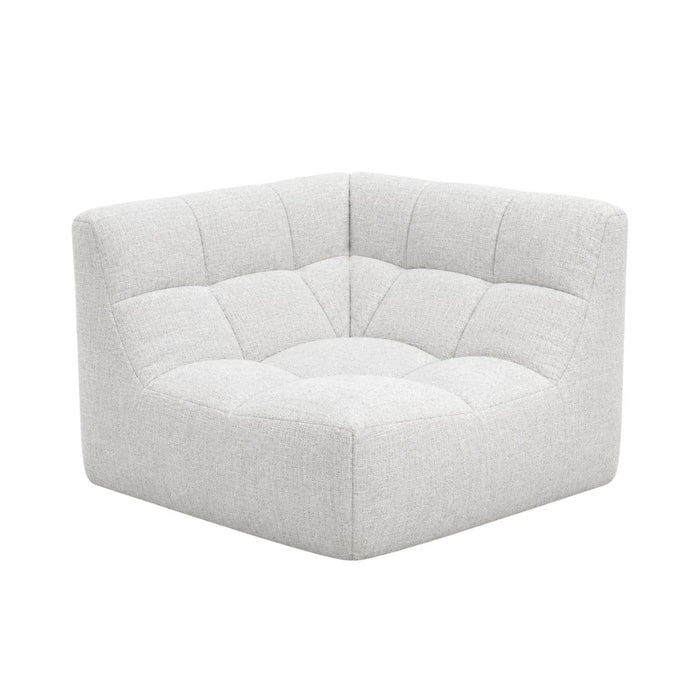 Hoek Fauteuil - Lemont -  W91 D91 H74 -  Ivory Bouclé