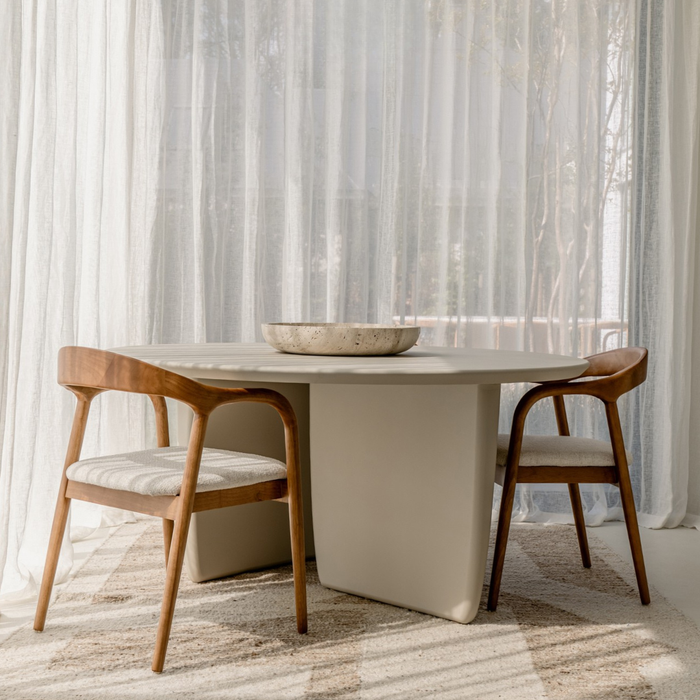 Eettafel Pannes - StoneSkin Latte - 150 cm