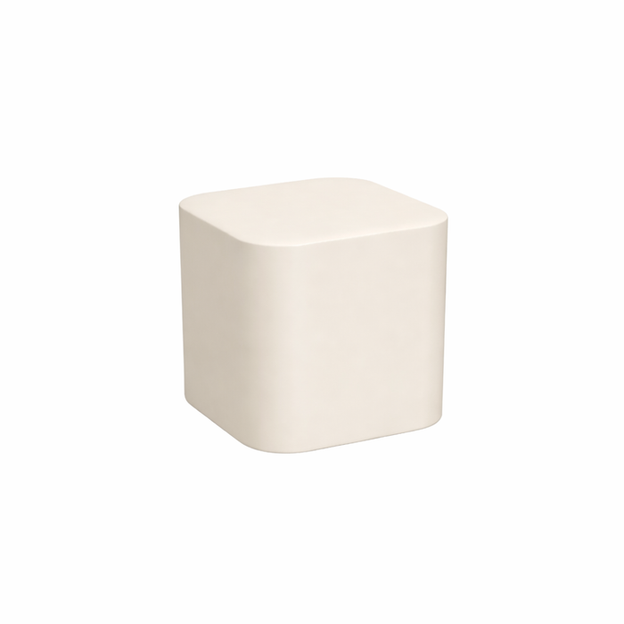 Salontafel Marlow - Vierkante vorm - H40 cm – Latte Stoneskin