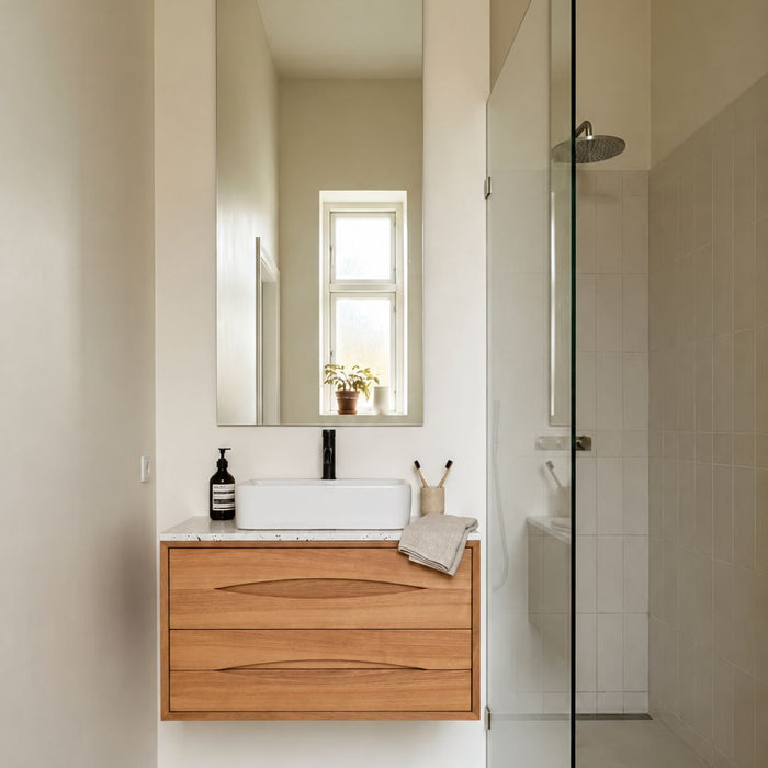 Badkamermeubel Bill Eik - Alexis 6 - Terrazzo bovenplaat