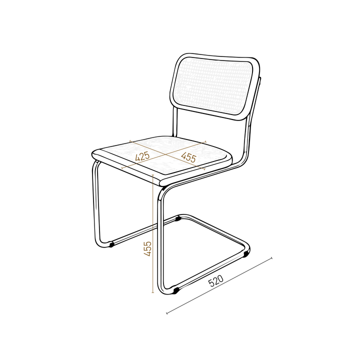 Silla de Caña Natural - Asiento de Rattan - Columpio