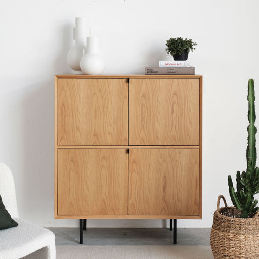 Bob dressoir in Scandinavische stijl eik Furnified 