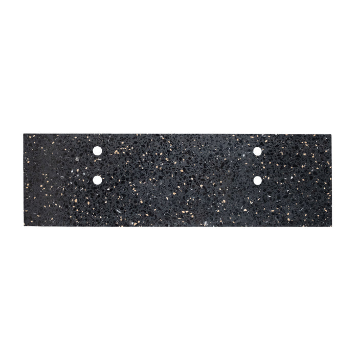 Encimera de lavabo - Terrazo negro - Marcel - 150 cm