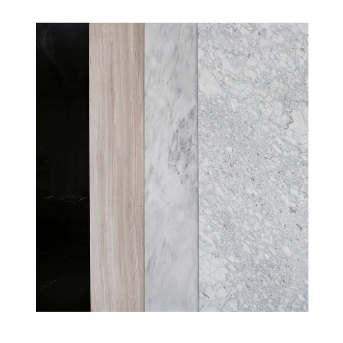 Rektangulært spisebord - Carrara White Marble - 240cm